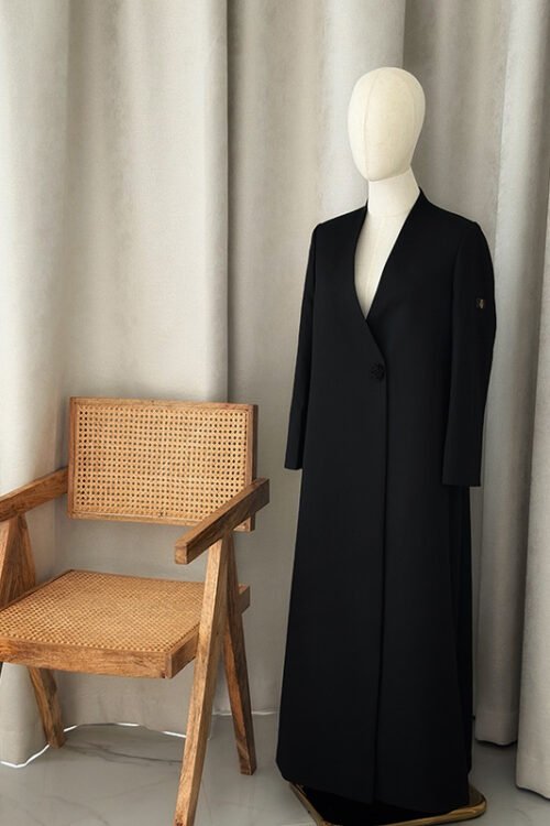 Elegant blazer abaya 13
